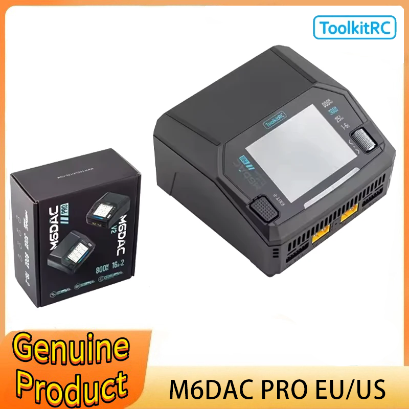 Toolkitrc M6Dac Smart Charger - ToolkitRC M6DAC V2 Pro デュアルチャンネル AC
