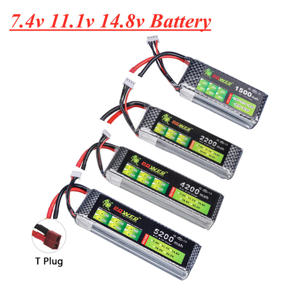 4S Lipo Battery 14.8V 6000Mah - おもちゃ,車,ボート,ドローン用のリポバッテリー,スペアパーツ,2s,3s,4s,1500mah,2200mah,2800mah,4200mah,5200mah 7.4v、11.1v、14.8v
