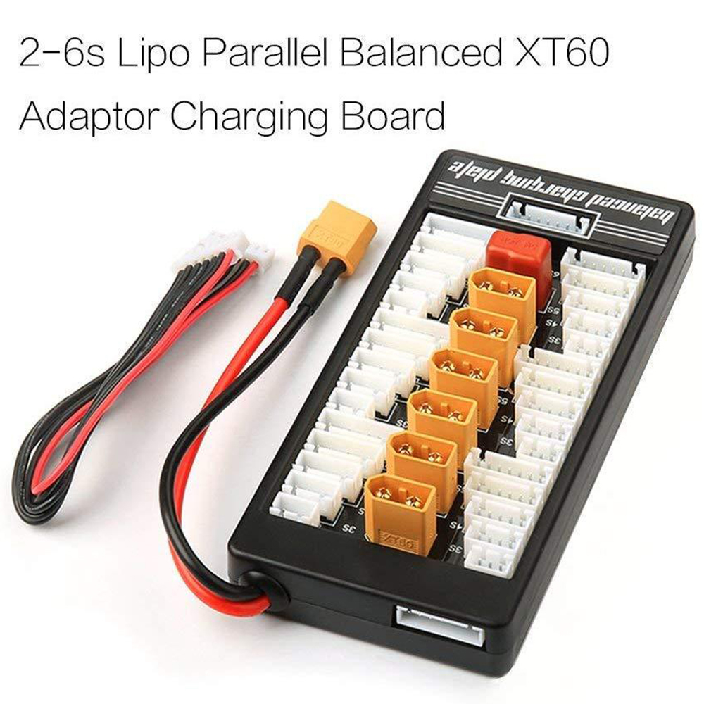 12S Lipo Battery Balancing Board - 2S-6S Lipo バッテリーバランス充電ボード XT60 プラグ RC