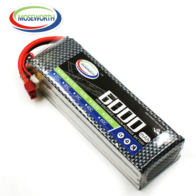 4S Lipo Battery 14.8V 6000Mah - 4S 14.8V 6000mAh RC おもちゃのリポバッテリーヘリコプター Quadcopter