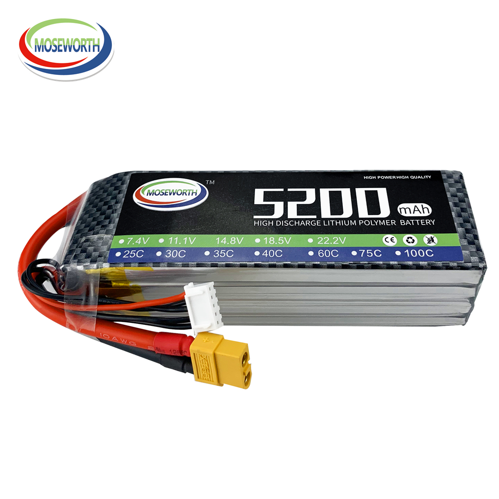 6S Lipo Battery 22.2V 5000Mah - 2.60プラグ付き充電式バッテリー,t60,rc,2s,3s,4s,5s,6s,7.4v,11.1v,14.8v,18.5v,22.2v 5000mah、25c、35c、40c