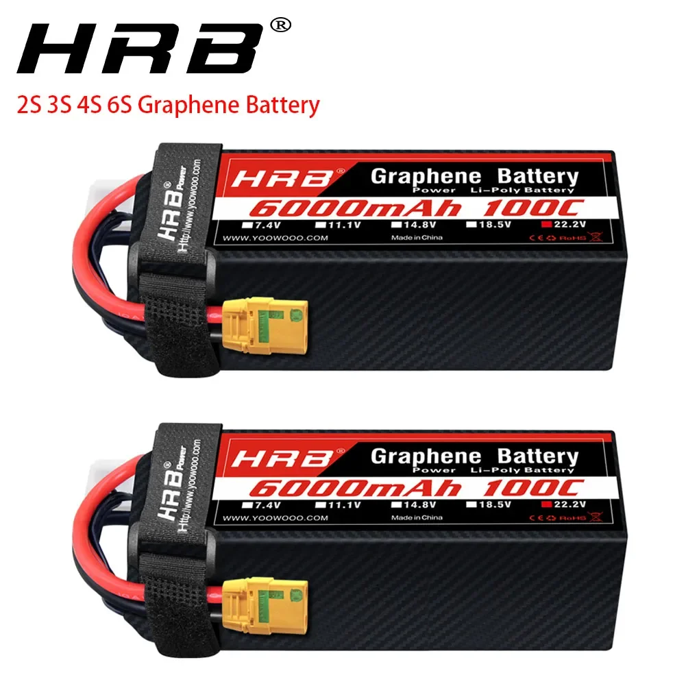 6S Lipo Battery 22.2V 5000Mah - 2PC グラフェンバッテリー 2S 3S 4S 6S