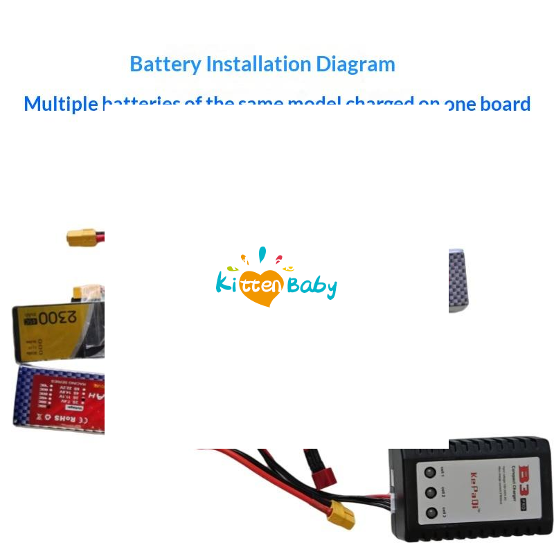 12S Lipo Battery Balancing Board - 1セットRCバッテリー充電器B6AC並列充電プレートボード2S 3S 4S 2-4S 2-6S 2-8S