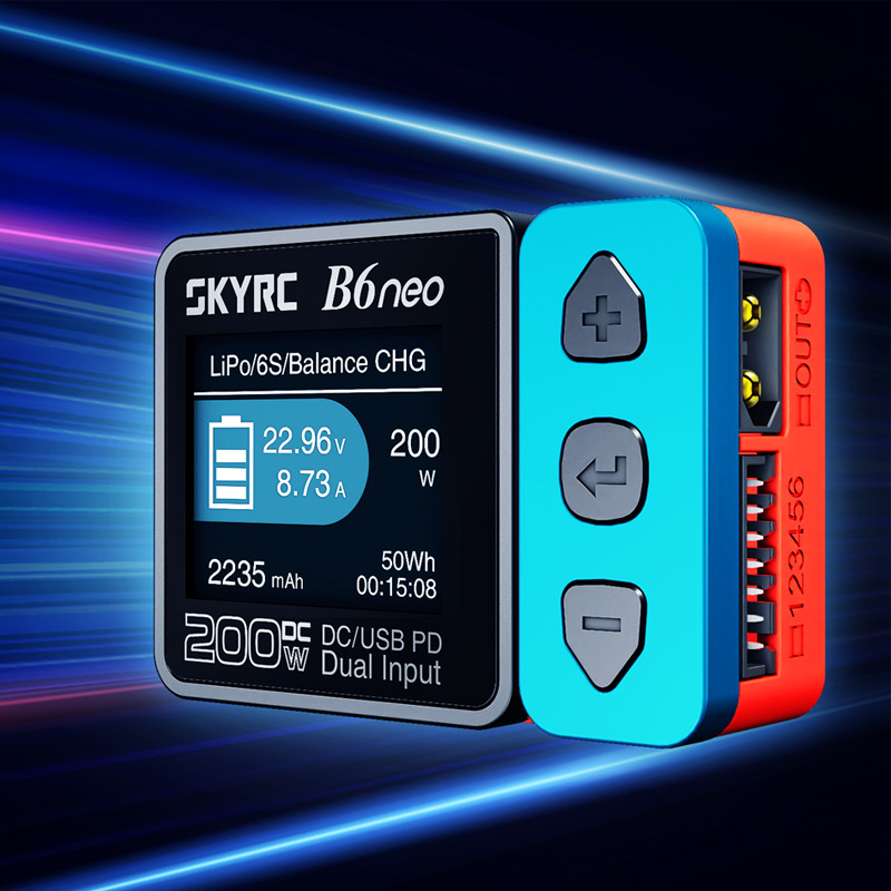 Skyrc B6 Neo Smart Charger - SkyRC B6 neo スマート充電器 DC 200W
