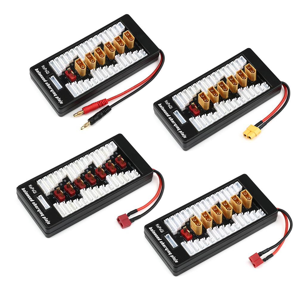 12S Lipo Battery Balancing Board - マルチ 2S-6S リポ平行バランス充電ボード XT60 プラグ RC