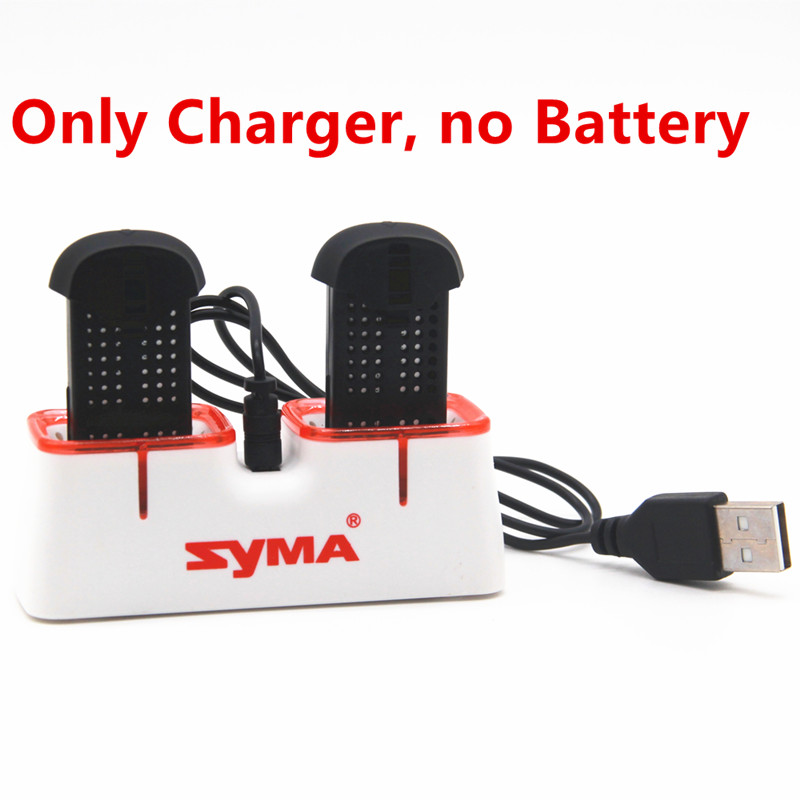 Hota D6 Pro Dual Lipo Charger - Syma X22 X22W ドローンバッテリー用デュアルUSB急速充電器 2in1充電ケース 過充電保護機能付き