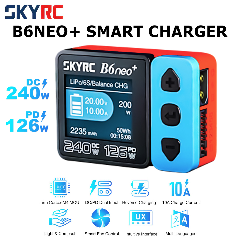 Skyrc B6 Neo Smart Charger - SkyRC B6 neo スマート充電器 DC 200W