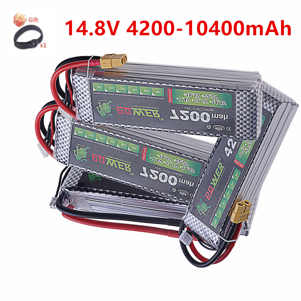 4S Lipo Battery 14.8V 6000Mah - 4200mAh 5200mAh 6000mAh 7200mAh 60C 14.8V