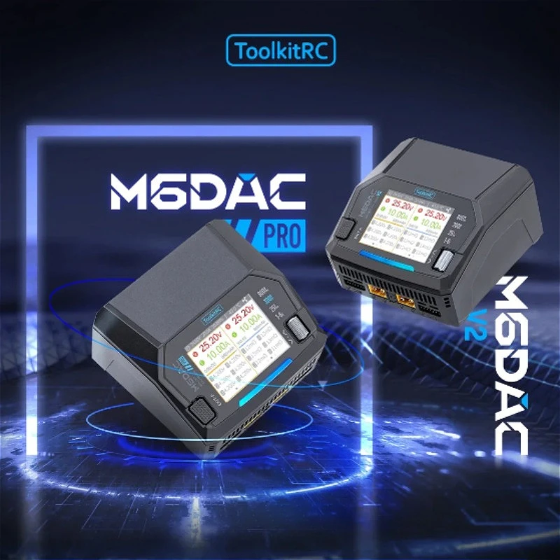 ToolkitRC M6DAC V2/Pro デュアルチャン - Toolkitrc M6Dac Smart Charger のレビューと価格