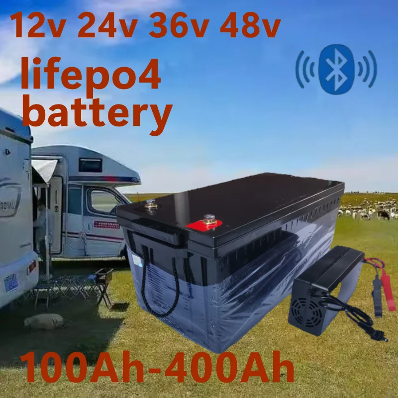 防水 12V 200AH 150Ah 100AH 24V 2 - Lifepo4 12V 100Ah Bms Bluetooth のレビューと価格