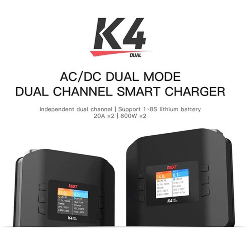 2026 ISDT K4 AC/DC デュアルモード LiP - Isdt K4 Dual Lipo Charger のレビューと価格