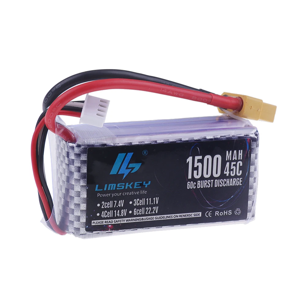 2S 3S 4S 6S リポバッテリー 7.4V 11.1V - 4S Lipo Battery 14.8V 6000Mah のレビューと価格