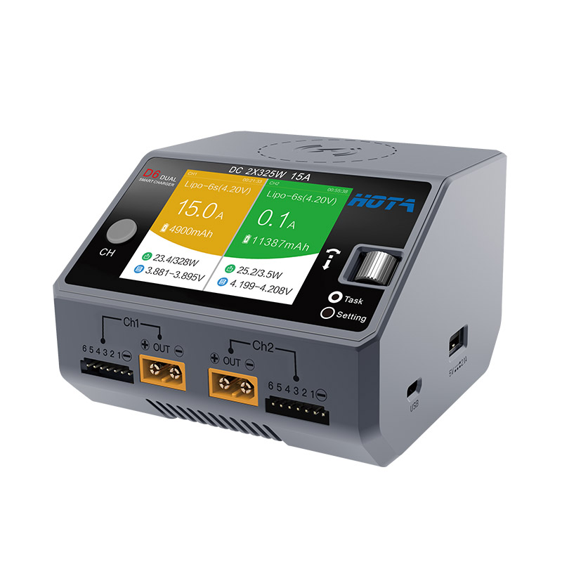Hota6 pro ac 200w/dc 650w 15a  - Hota D6 Pro Dual Lipo Charger のレビューと価格