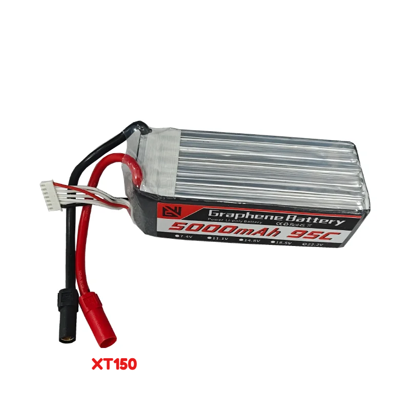 95C 大容量 6S 5000mAh LiPo 22.2V  - 6S Lipo Battery 22.2V 5000Mah のレビューと価格