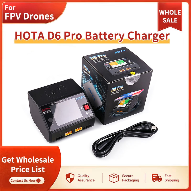 SNQP HOTA D6 Pro バッテリー充電器デュアルチ - Hota D6 Pro Dual Lipo Charger のレビューと価格