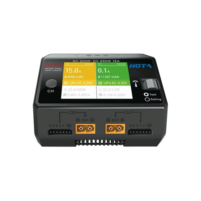 SNQP HOTA D6 Pro バッテリー充電器デュアルチ - Hota D6 Pro Dual Lipo Charger のレビューと価格