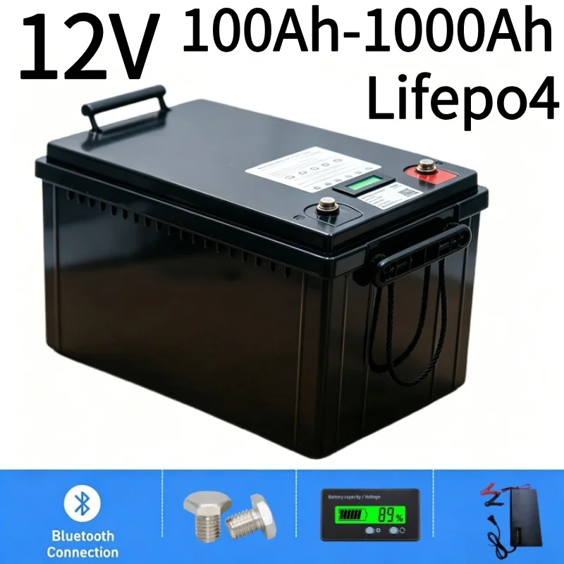 12V LiFePO4 バッテリー 100Ah-1000Ah - Lifepo4 12V 100Ah Bms Bluetooth のレビューと価格