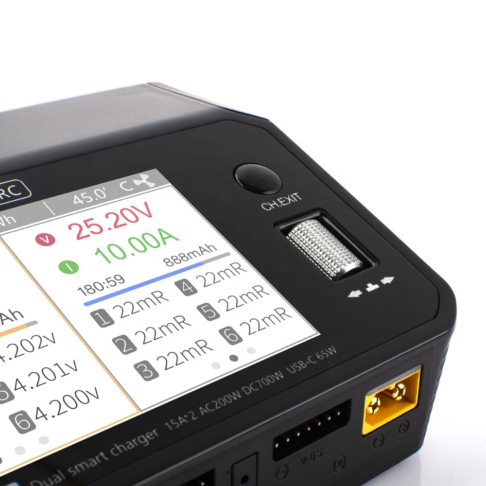 Toolkitrc M6DAC 350W×2 USB-C 6 - Toolkitrc M6Dac Smart Charger のレビューと価格