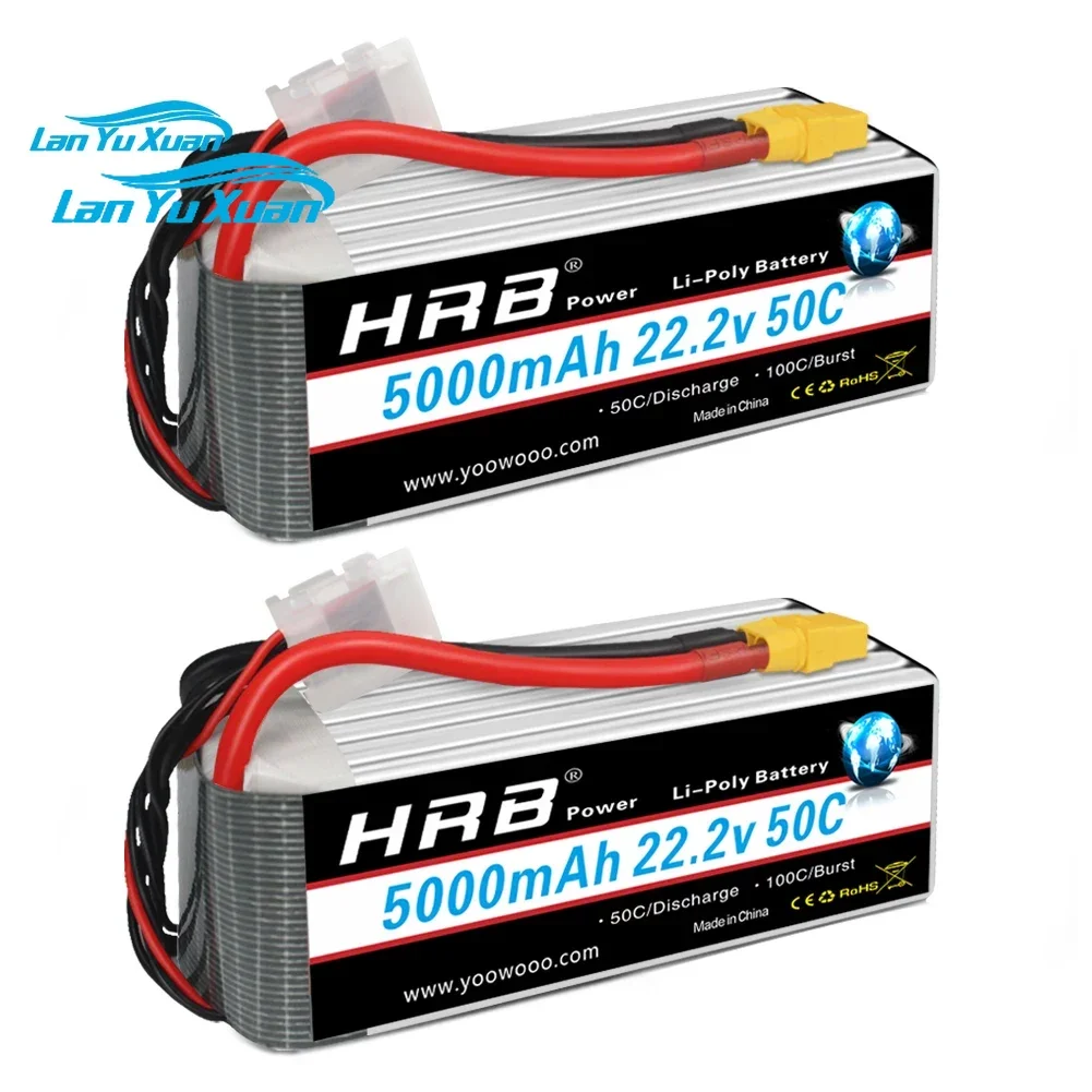 2 個 6S Lipo バッテリー 22.2V 5000mA - 6S Lipo Battery 22.2V 5000Mah のレビューと価格