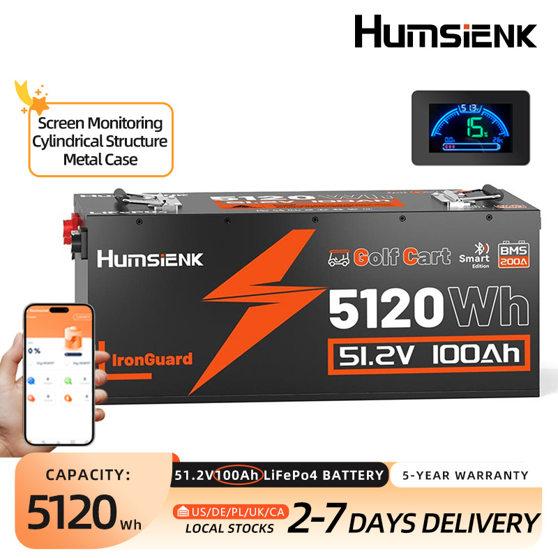 Humsienk LiFePO4バッテリー 48V 100A - Lifepo4 12V 100Ah Bms Bluetooth のレビューと価格