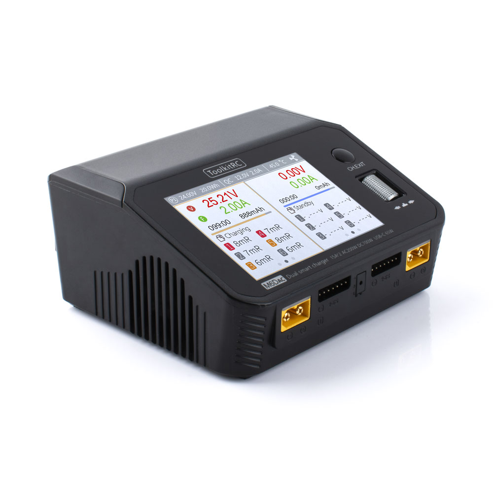 ToolkitRC M6DAC デュアルチャンネルスマートリ - Toolkitrc M6Dac Smart Charger のレビューと価格