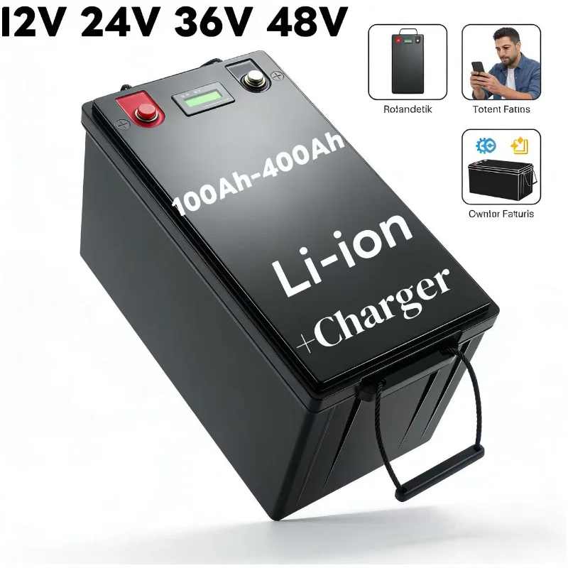 Bluetooth BMSリチウム電池 |   12V-48 - Lifepo4 12V 100Ah Bms Bluetooth のレビューと価格