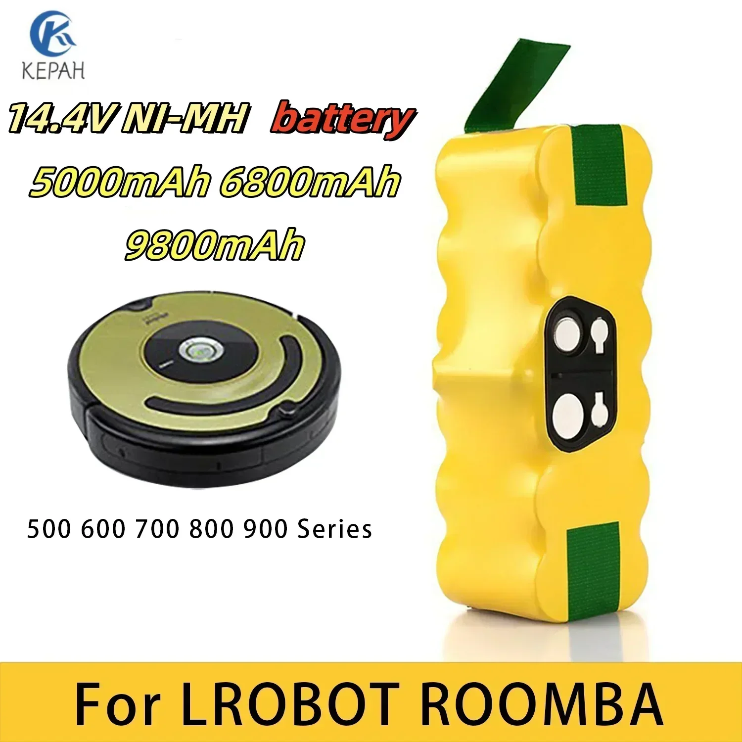 ロボット掃除機用バッテリー,irobot,roomba 50 - 4S Lipo Battery 14.8V 6000Mah のレビューと価格