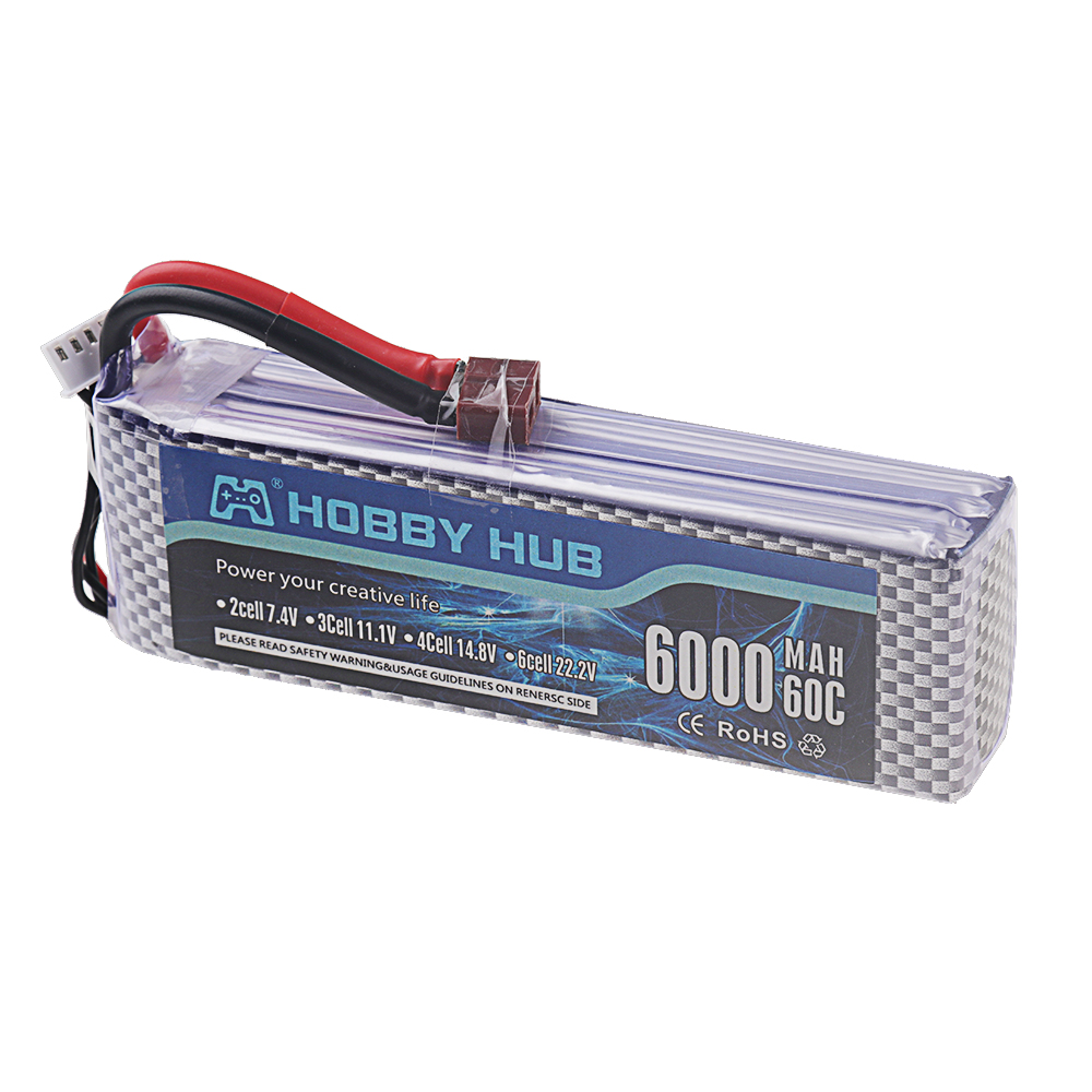 2S 3S 4S 6S 7.4V 11.1V 14.8V 2 - 4S Lipo Battery 14.8V 6000Mah のレビューと価格