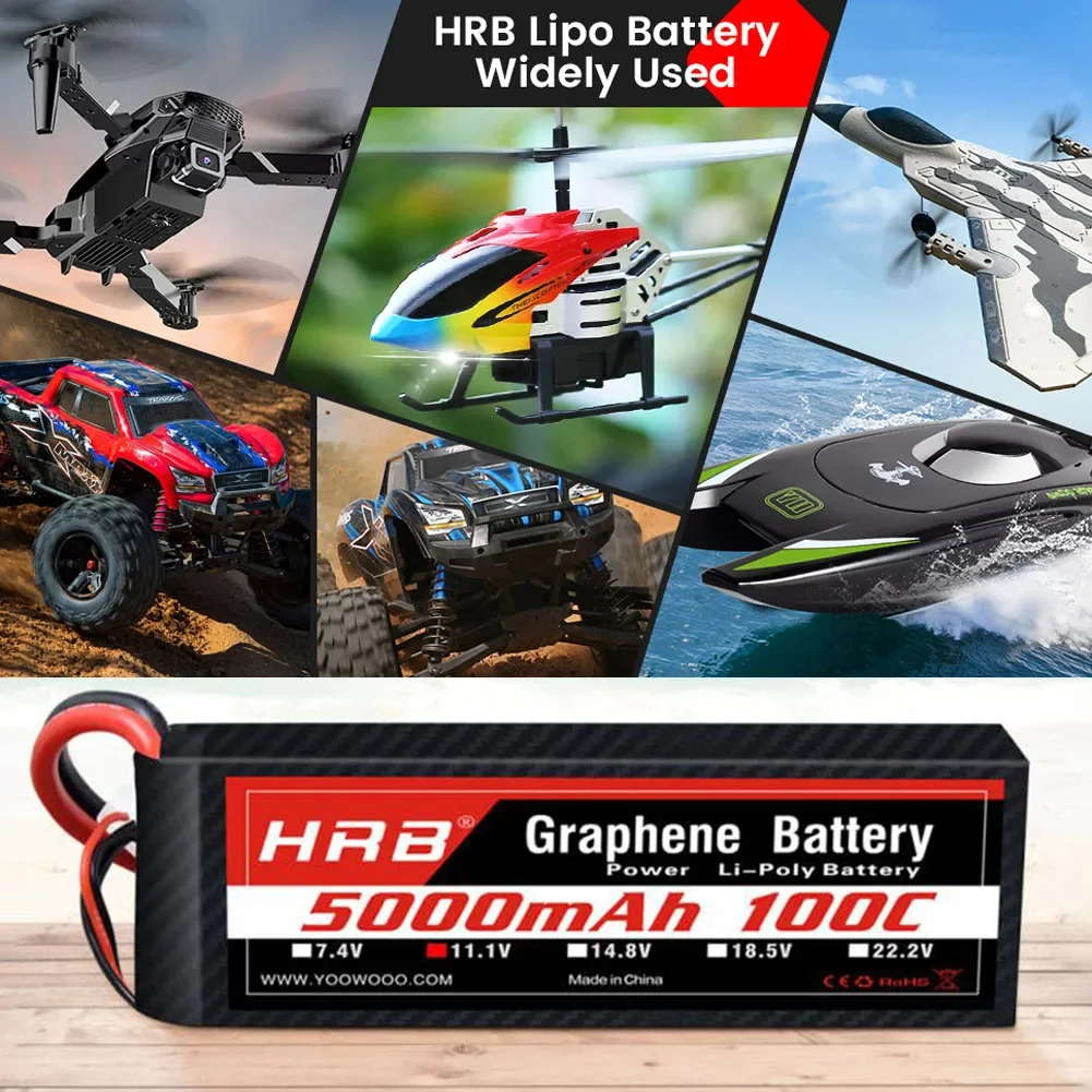 2PC グラフェンバッテリー 2S 3S 4S 6S RC  - 6S Lipo Battery 22.2V 5000Mah のレビューと価格
