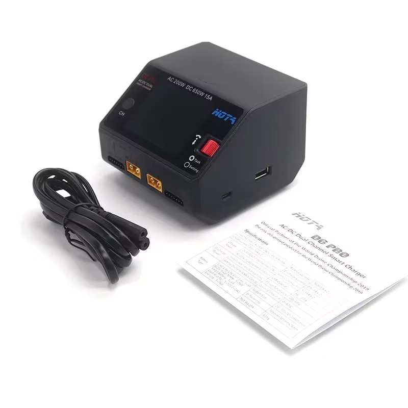 HOTA D6 Pro デュアルチャンネル充電器 AC 20 - Hota D6 Pro Dual Lipo Charger のレビューと価格