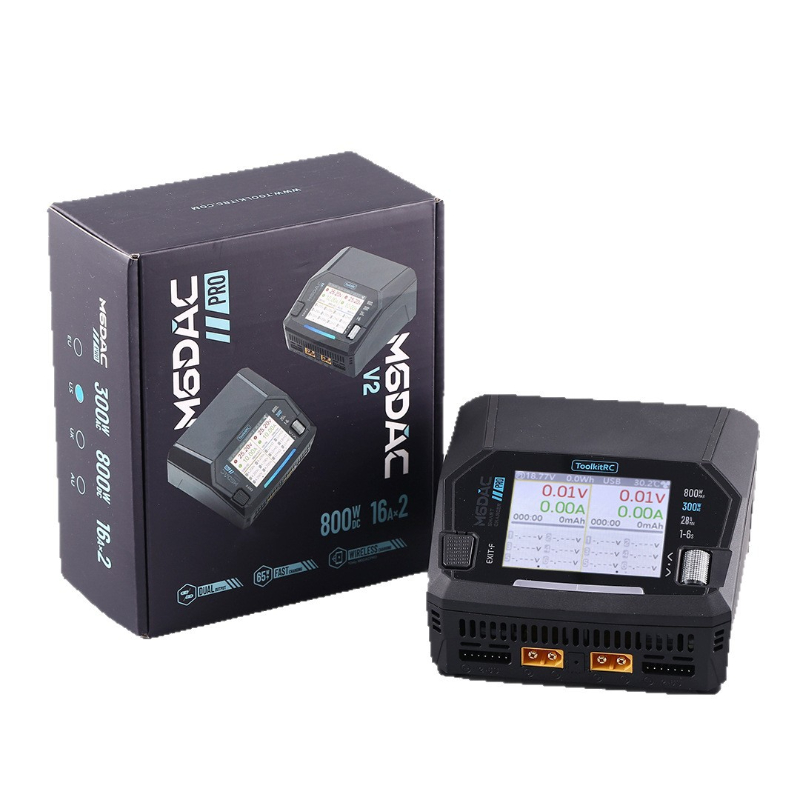 ToolkitRC M6DAC Pro デュアルチャンネルス - Toolkitrc M6Dac Smart Charger のレビューと価格