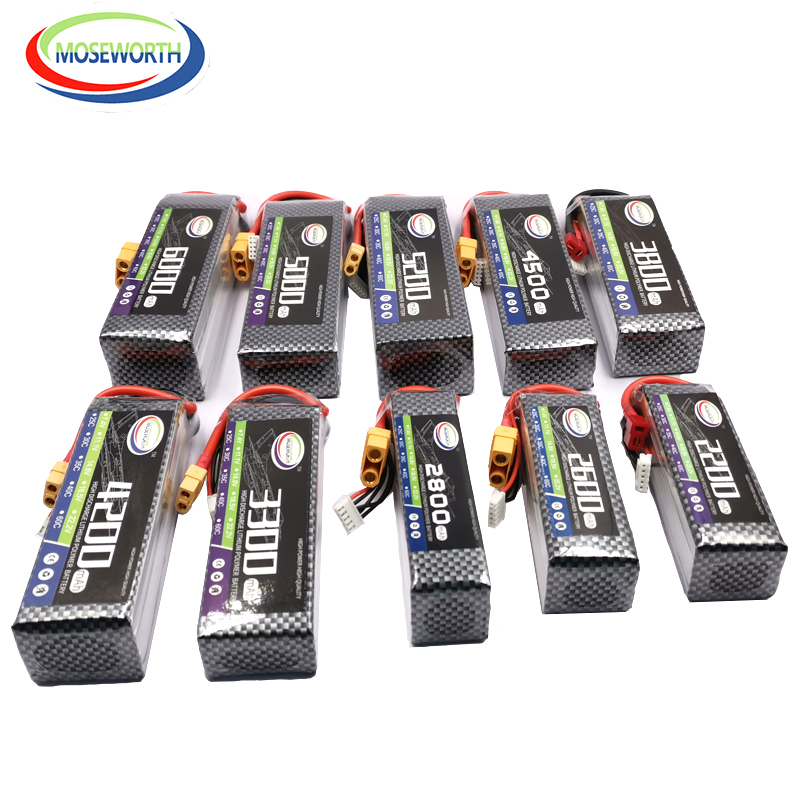 2s 3s 4s 6s rcリポバッテリー7.4v 11.1 - 4S Lipo Battery 14.8V 6000Mah のレビューと価格