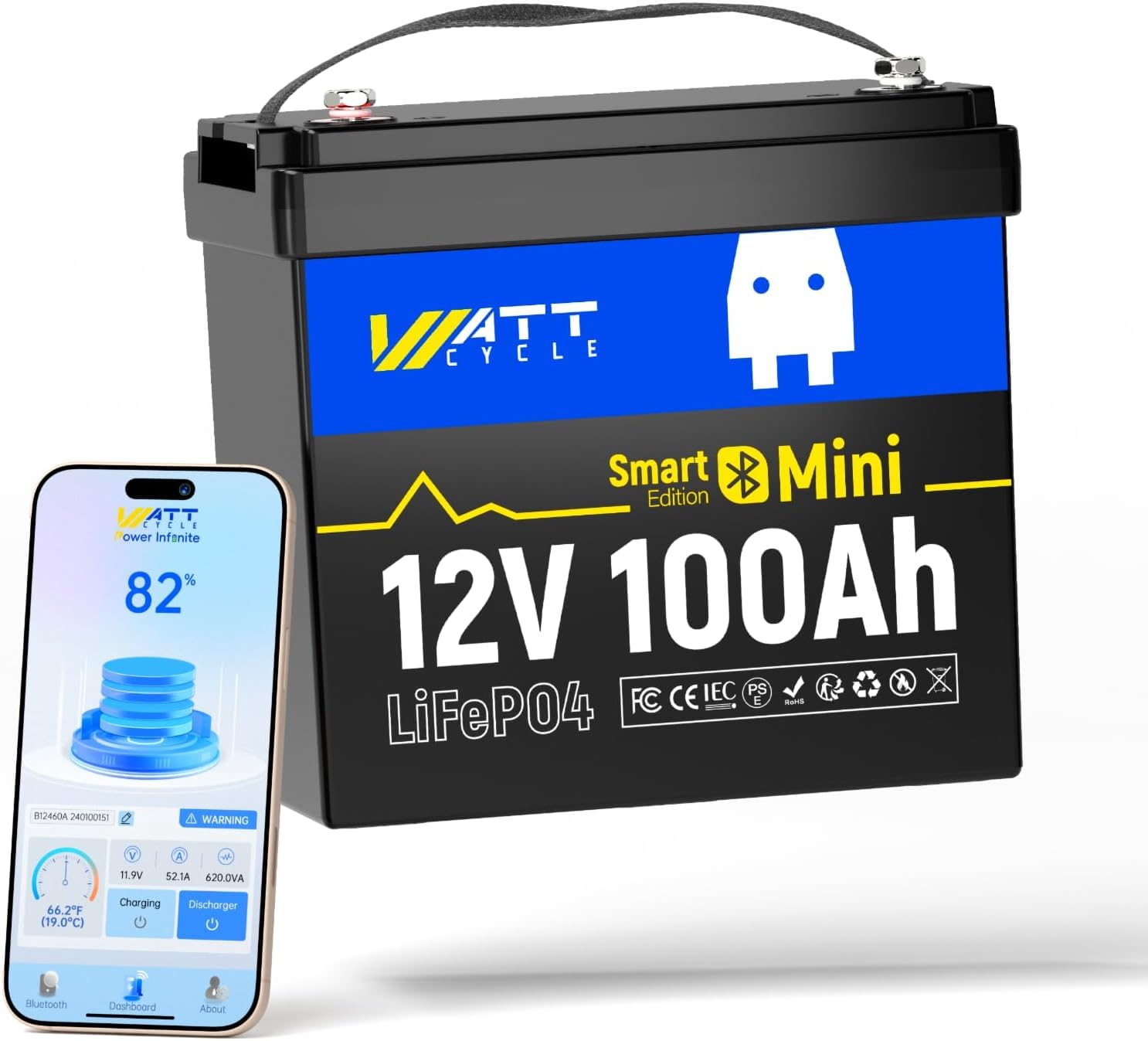12V 100Ah ミニLiFePO4バッテリーグループ 2 - Lifepo4 12V 100Ah Bms Bluetooth のレビューと価格