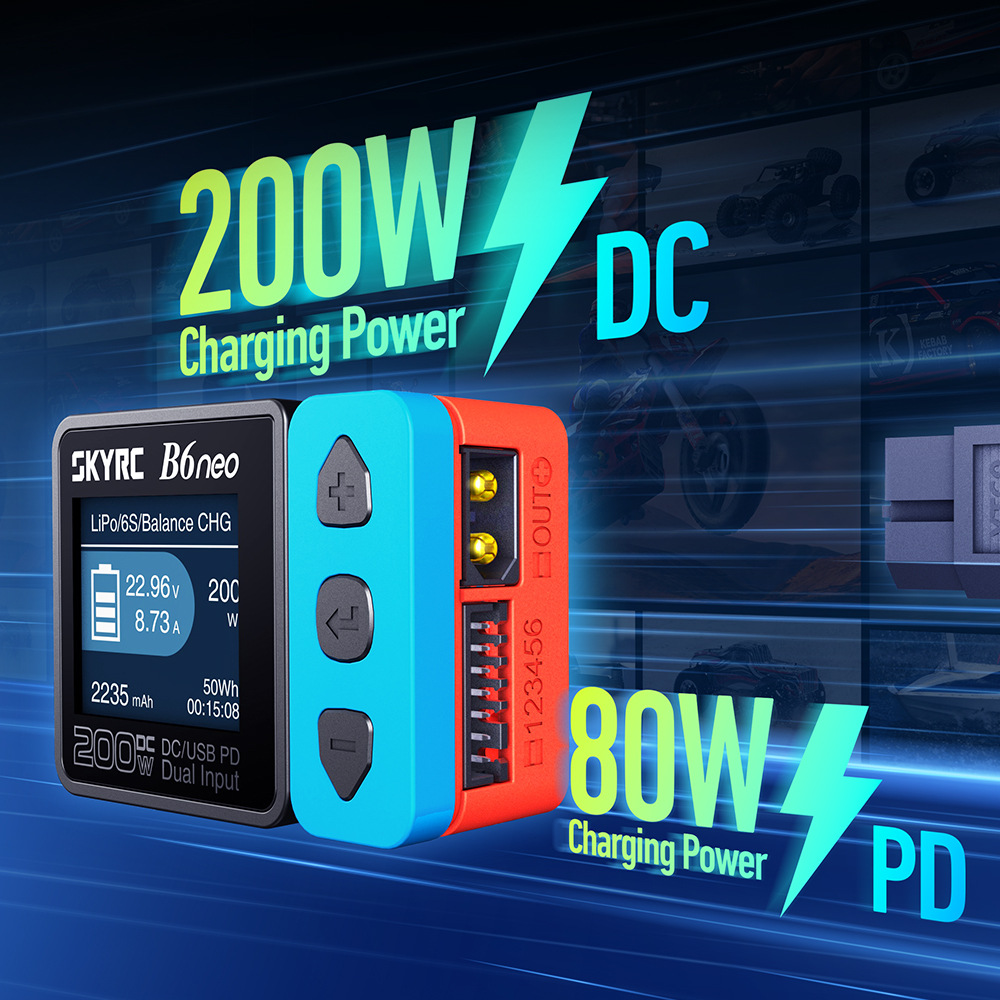 SkyRC B6 neo スマート充電器 DC 200W P - Skyrc B6 Neo Smart Charger のレビューと価格