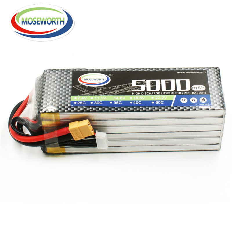 6s 22.2v 5000mah 60C rc玩具リポバッテ - 6S Lipo Battery 22.2V 5000Mah のレビューと価格