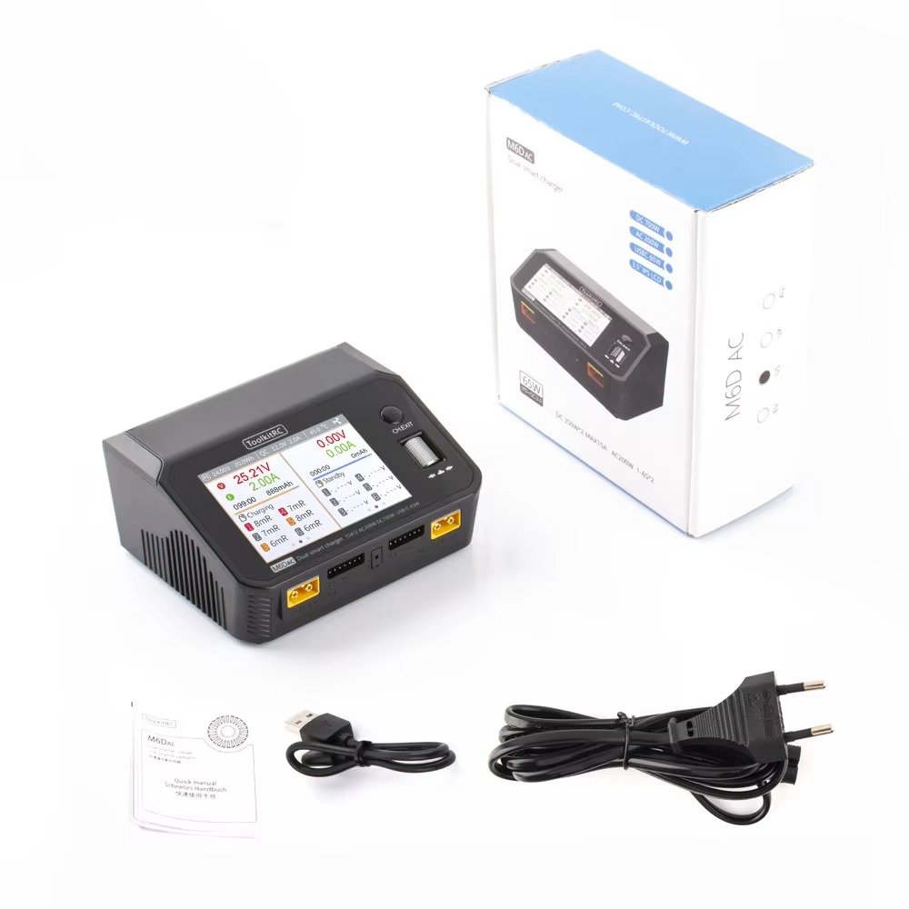 SmCpToolkitRC M6DAC デュアルチャンネルス - Toolkitrc M6Dac Smart Charger のレビューと価格