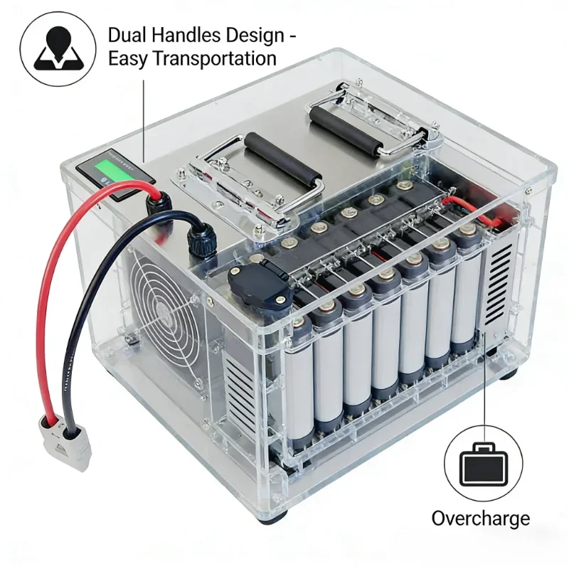 12V 24V 48V LiFePO4バッテリー 100Ah - Lifepo4 12V 100Ah Bms Bluetooth のレビューと価格