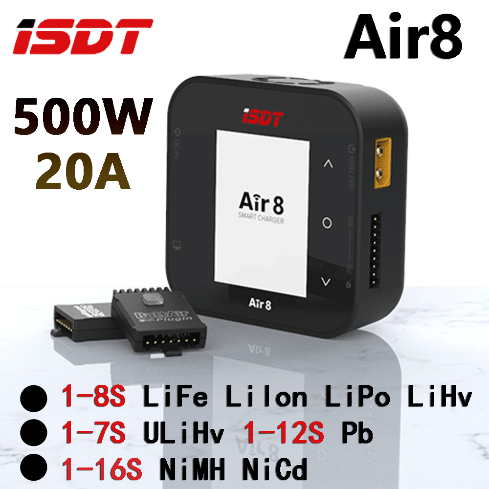 ISDT Air8 DC 500W スマートバランスバッテリ - Isdt Air8 8S Lipo Charger のレビューと価格