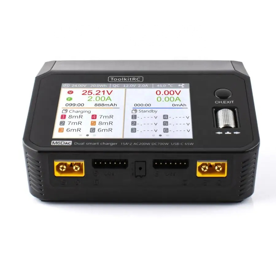 ToolkitRC M6DAC AC 200W DC 700 - Toolkitrc M6Dac Smart Charger のレビューと価格