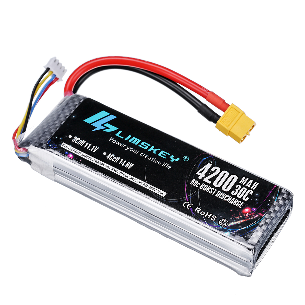 2S 3S 4S リポバッテリー 7.4V 11.1V 14 - 4S Lipo Battery 14.8V 6000Mah のレビューと価格