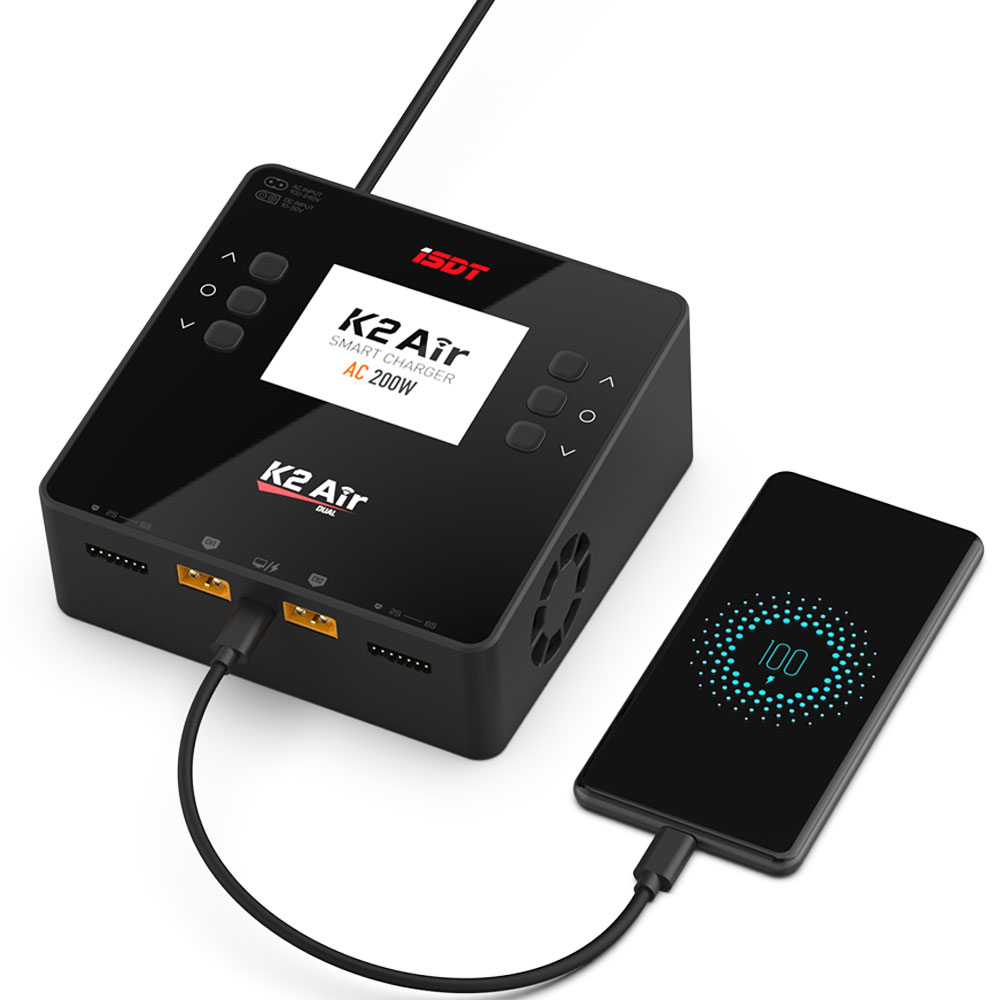 ISDT リポバッテリー バランス充電器 放電器 スマート充 - Isdt K4 Dual Lipo Charger のレビューと価格