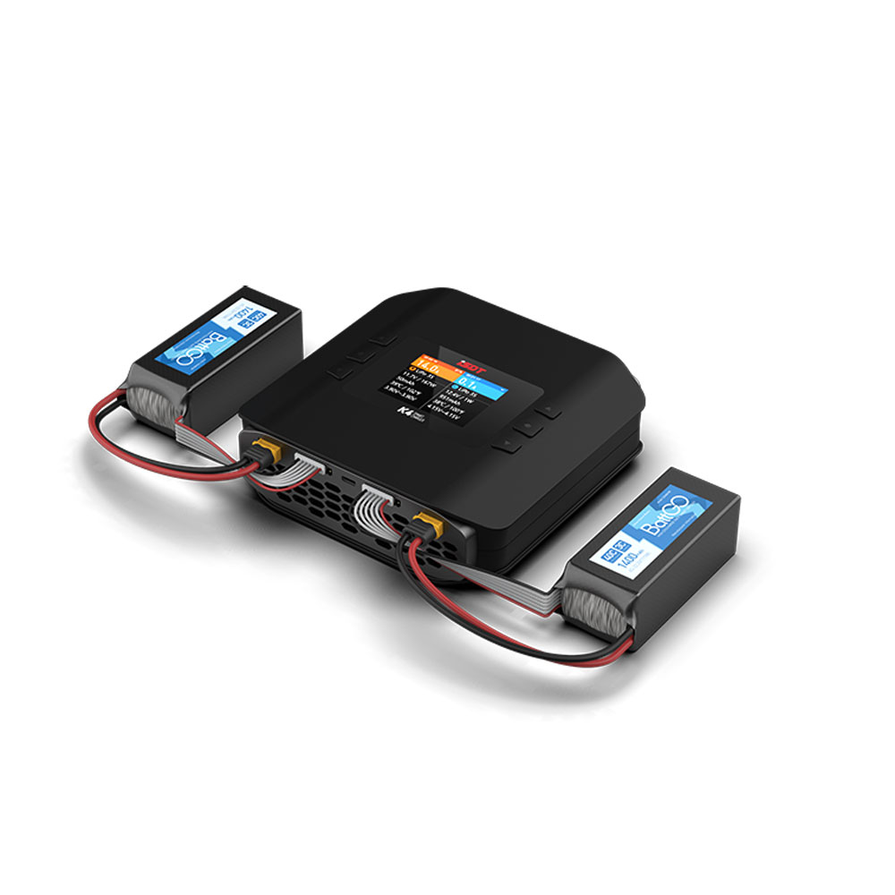 ISDT リポバッテリー バランス充電器 放電器 スマート充 - Isdt K4 Dual Lipo Charger のレビューと価格